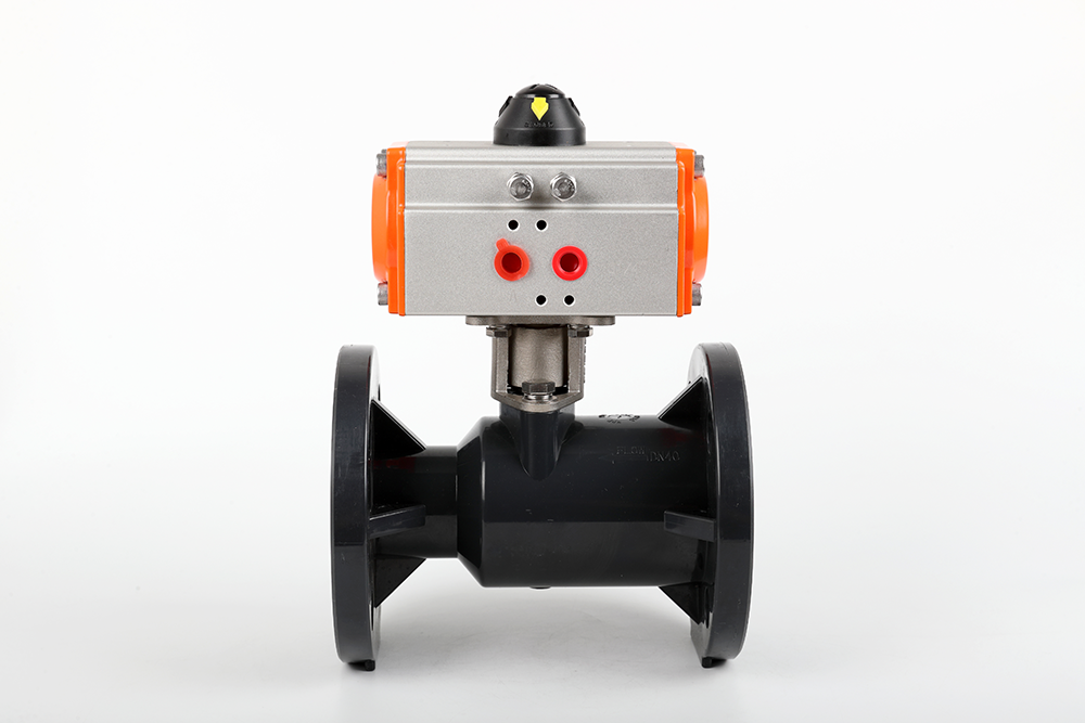 兴业气动法兰一体球阀